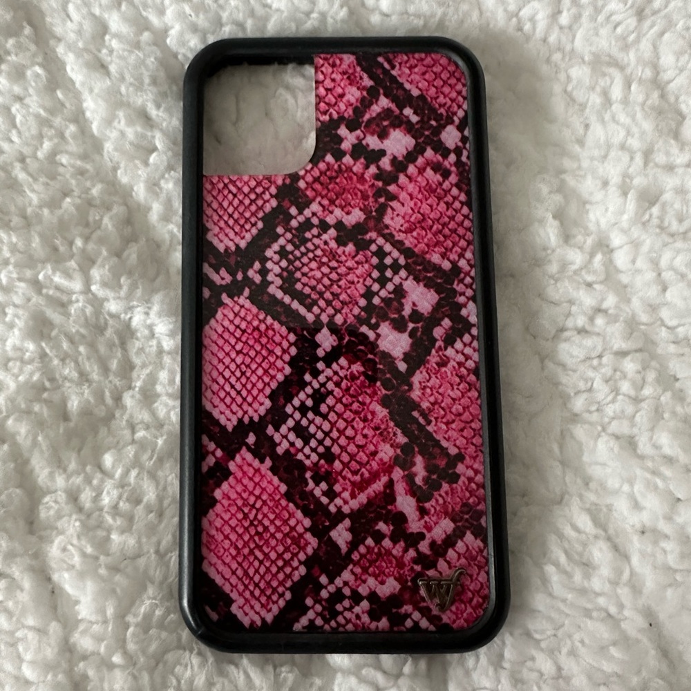 Wildflower Pink Snakeskin IPhone 11 Case